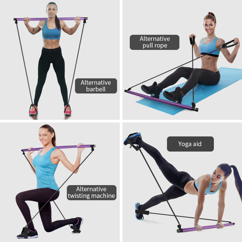 Multifunctional Pilates Exercise Bar - WellSleepRelax.com