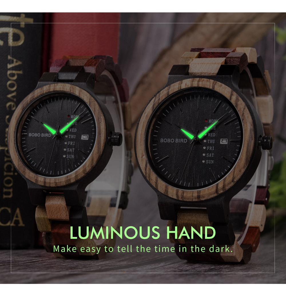 BOBO BIRD Wood Couples or Lover's watch is the perfect gift to celebrate Valentine's Day, Weddings, Christmas, Graduation or any commemorative occasion.