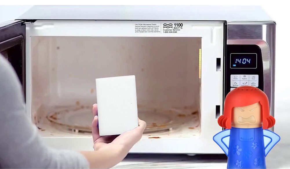 Kitchen Mama Microwave Cleaner Easily Cleans Microwave Oven