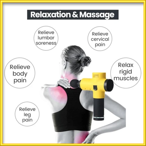 Deep tissue massage gun is a powerful deep muscle massager