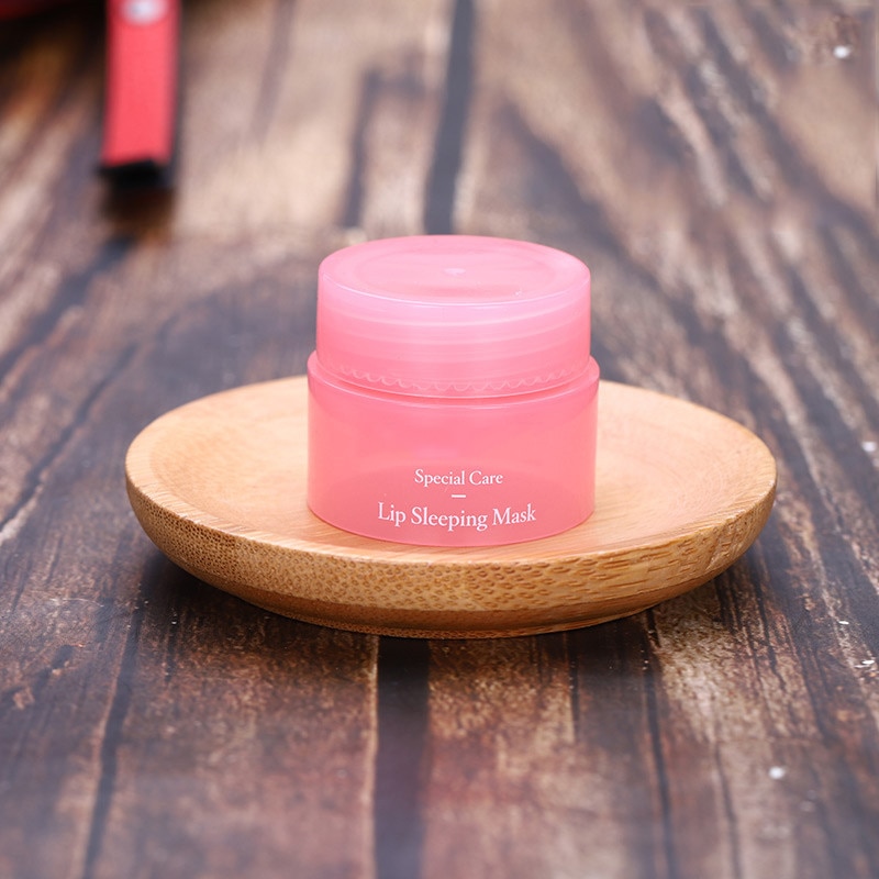 Korea Lip Sleeping Mask Night Sleep Maintenance Moistened Lip Balm the Pink Lips Bleaching Cream Nourish Protect Lips Care 3G