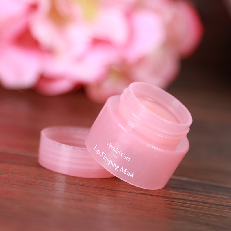 Korea Lip Sleeping Mask Night Sleep Maintenance Moistened Lip Balm the Pink Lips Bleaching Cream Nourish Protect Lips Care 3G